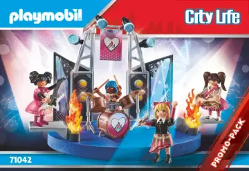 Οδηγίες συναρμολόγησης Playmobil 71042 - Μουσικό συγκρότημα (1)