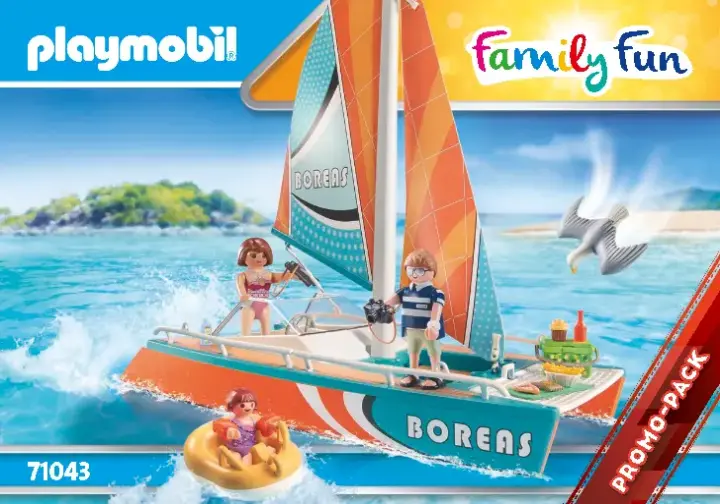 Building instructions Playmobil 71043 - Catamaran (1)