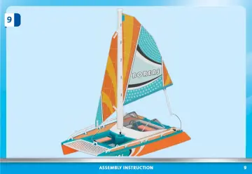 Bouwplannen Playmobil 71043 - Catamaran (9)