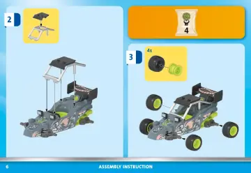 Building instructions Playmobil 71044 - Stuntshow Racer (6)