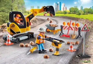 Playmobil 71045 - Construcción de Carreteras