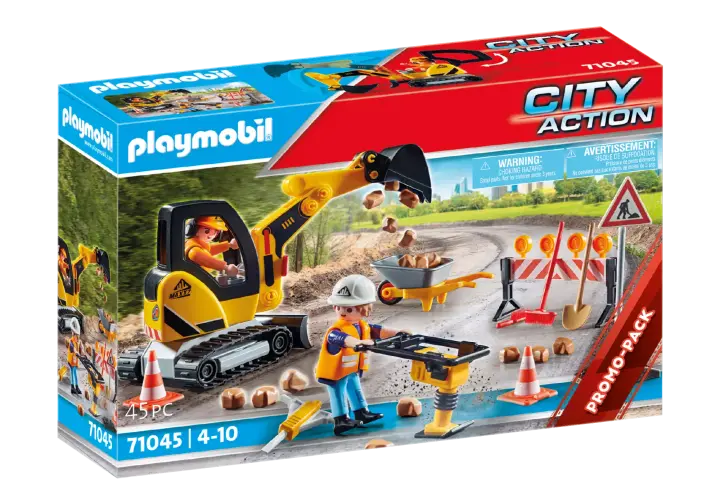 Playmobil 71045 - Construcción de Carreteras - BOX