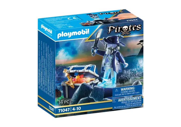Playmobil 71047 - Tesoro Pirata con Guardián - BOX