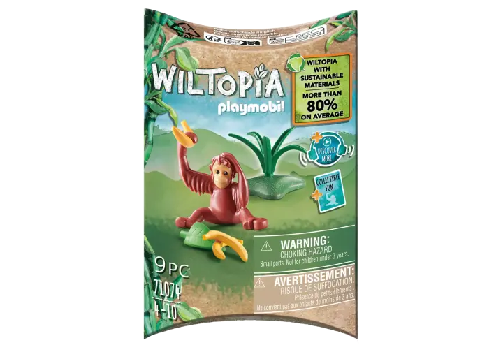 Playmobil 71074 - Wiltopia - Μωρό ουρακοτάνγκος - BOX