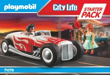 Bauanleitungen Playmobil 71078 - Starter Pack Hot Rod (1)