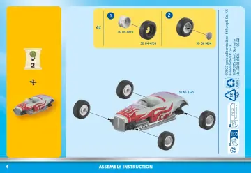 Manuales de instrucciones Playmobil 71078 - Starter Pack Hot Rod (4)