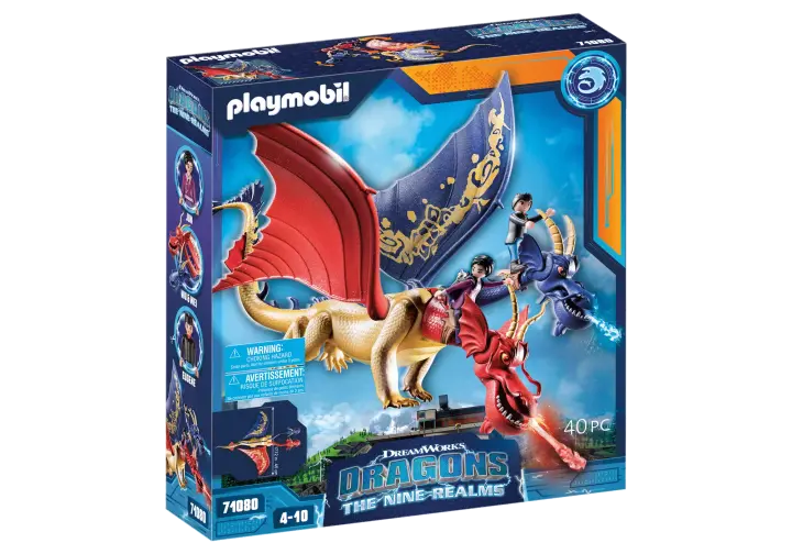 Playmobil 71080 - Dragons: The Nine Realms - Wu & Wei with Jun - BOX