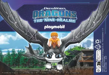 Istruzioni di montaggio Playmobil 71081 - Dragons: The Nine Realms - Thunder & Tom (20)