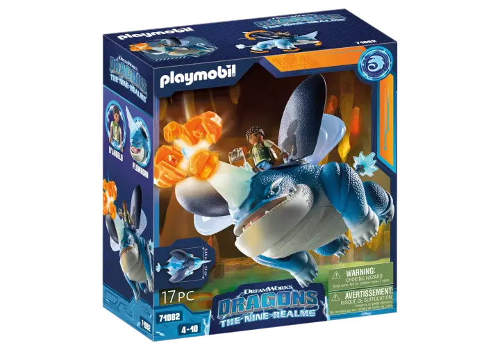 Playmobil 71082 - Dragons Nine Realms: Plowhorn & D'Angelo - BOX