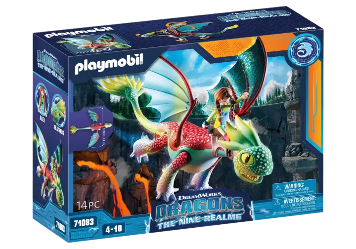 Playmobil 71083 - Dragons Nine Realms: Thunder & Tom - BOX