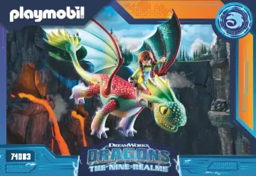 Bouwplannen Playmobil 71083 - Dragons: The Nine Realms - Feathers & Alex (1)