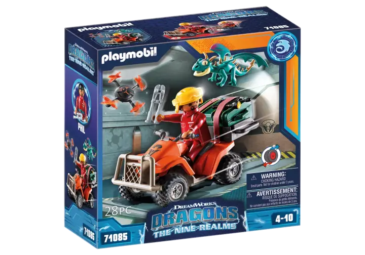 Playmobil 71085 - Dragons: The Nine Realms - Icaris ATV & Phil - BOX
