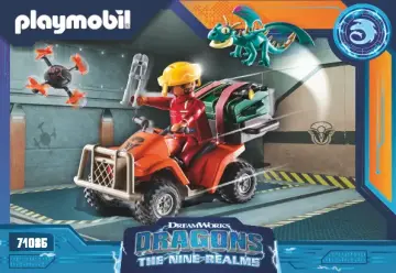 Bouwplannen Playmobil 71085 - Dragons: The Nine Realms - Icaris Quad & Phil (1)