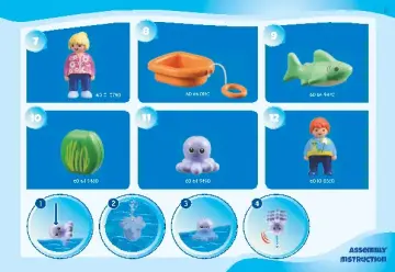 Bygganvisningar Playmobil 71086 - Advent Calendar - PLAYMOBIL 1.2.3 Bathtime Fun (5)