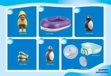 Bygganvisningar Playmobil 71086 - Advent Calendar - PLAYMOBIL 1.2.3 Bathtime Fun (7)