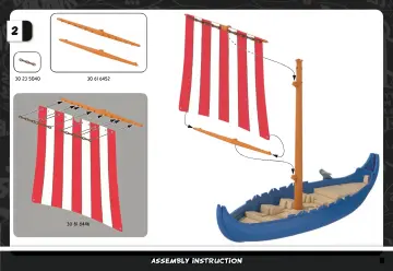 Manual de instruções Playmobil 71087 - Astérix: Calendário do Advento Piratas (3)