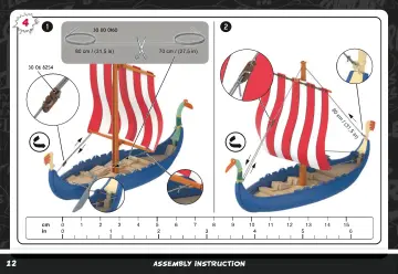 Manual de instruções Playmobil 71087 - Astérix: Calendário do Advento Piratas (20)