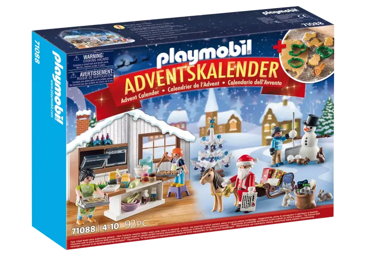 Playmobil 71088 - Adventskalender - kerstkoekjes bakken - BOX