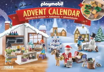 Bouwplannen Playmobil 71088 - Adventskalender - kerstkoekjes bakken (1)