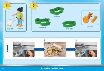 Istruzioni di montaggio Playmobil 71088 - Calendario dell'Avvento - Pasticceria di Natale (6)