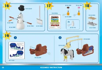 Manuales de instrucciones Playmobil 71088 - Calendario de Adviento - Pastelería Navideña (10)