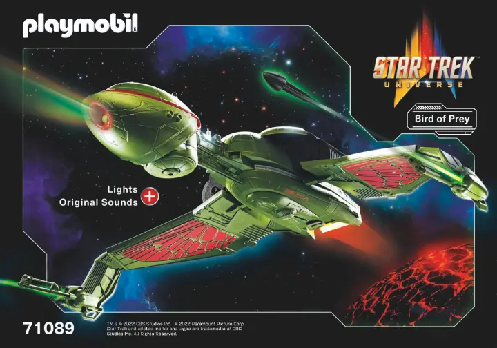 Οδηγίες συναρμολόγησης Playmobil 71089 - Star Trek - Klingon Bird-of-Prey (1)