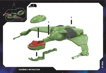 Istruzioni di montaggio Playmobil 71089 - Star Trek - Klingon Bird-of-Prey (28)