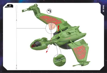 Istruzioni di montaggio Playmobil 71089 - Star Trek - Klingon Bird-of-Prey (29)