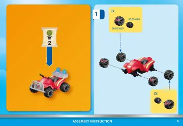 Összeszerelési útmutatók Playmobil 71090 - Tűzoltó Speed Quad (4)