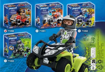 Bygganvisningar Playmobil 71090 - Brandkår - Speed Quad (6)