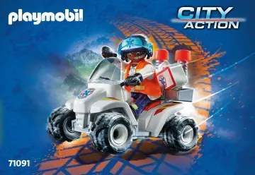 Bygganvisningar Playmobil 71091 - Räddningstjänst - Speed Quad (1)