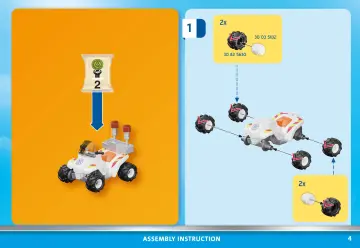 Notices de montage Playmobil 71091 - Secouriste et quad (4)