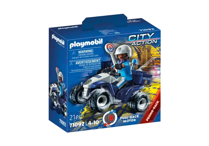 Playmobil 71092 - Polícia - Speed Quad - BOX