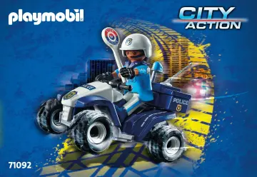 Manual de instruções Playmobil 71092 - Polícia - Speed Quad (1)