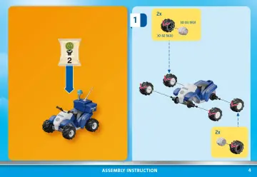 Manual de instruções Playmobil 71092 - Polícia - Speed Quad (4)