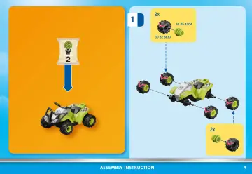 Manual de instruções Playmobil 71093 - Corridas - Speed Quad (4)
