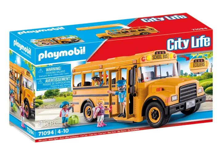 Playmobil 71094 - Σχολικό λεωφορείο - BOX