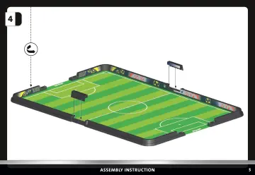 Istruzioni di montaggio Playmobil 71120 - Grande campo da calcio (5)