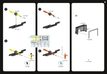 Istruzioni di montaggio Playmobil 71120 - Grande campo da calcio (6)