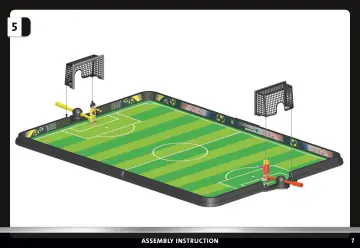 Manual de instruções Playmobil 71120 - Campo de futebol (7)