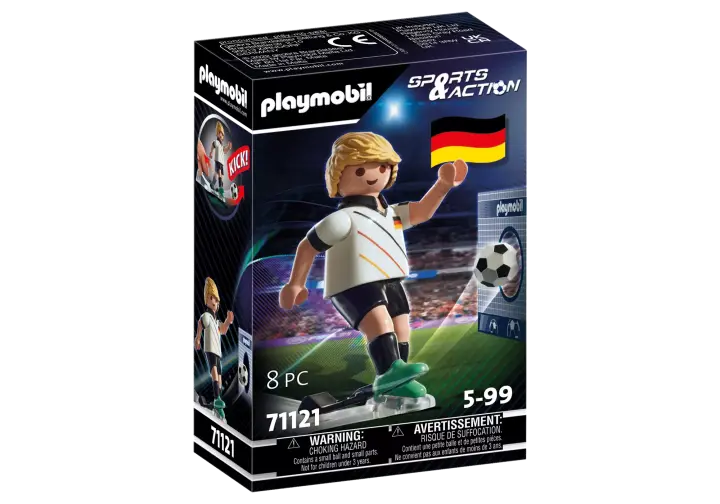 Playmobil 71121 - Jugador de Fútbol - Alemania - BOX