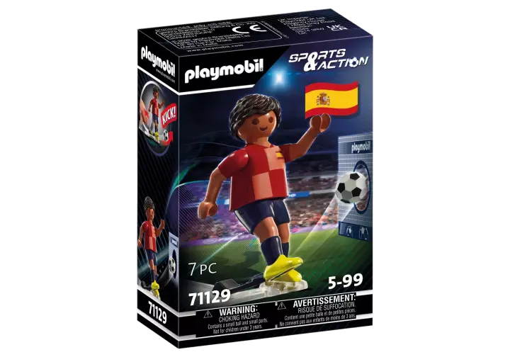 Playmobil 71129 - Soccer Player - Spain - BOX