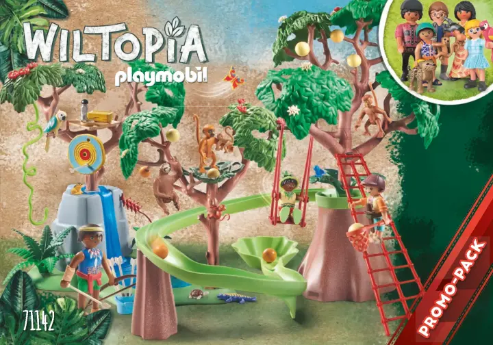 Bouwplannen Playmobil 71142 - Wiltopia - Tropische Jungle Speeltuin (1)