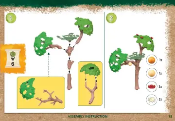 Building instructions Playmobil 71142 - Wiltopia: Tropical Jungle Playground (13)