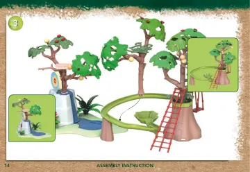 Building instructions Playmobil 71142 - Wiltopia: Tropical Jungle Playground (14)