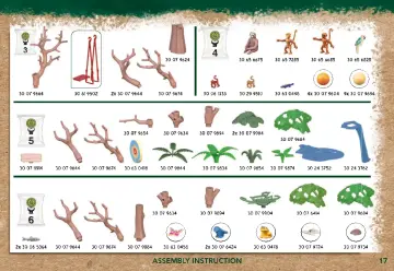 Building instructions Playmobil 71142 - Wiltopia: Tropical Jungle Playground (17)