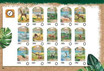 Notices de montage Playmobil 71142 - Wiltopia - Aire de jeu tropicale de la jungle (18)