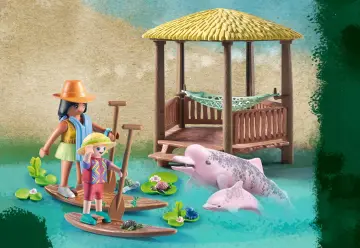 Playmobil 71143 - Wiltopia - Paddles et dauphins roses