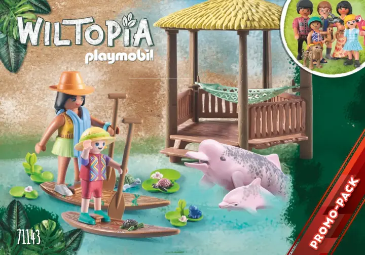 Manual de instruções Playmobil 71143 - Wiltopia - Passeio de Remo com os Golfinhos do Rio (1)