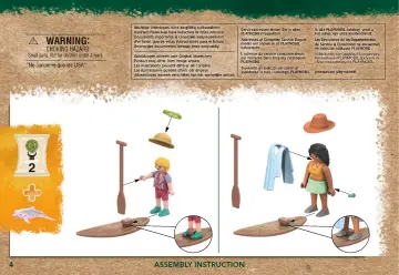 Building instructions Playmobil 71143 - Wiltopia: Paddling Tour with River Dolphins (4)